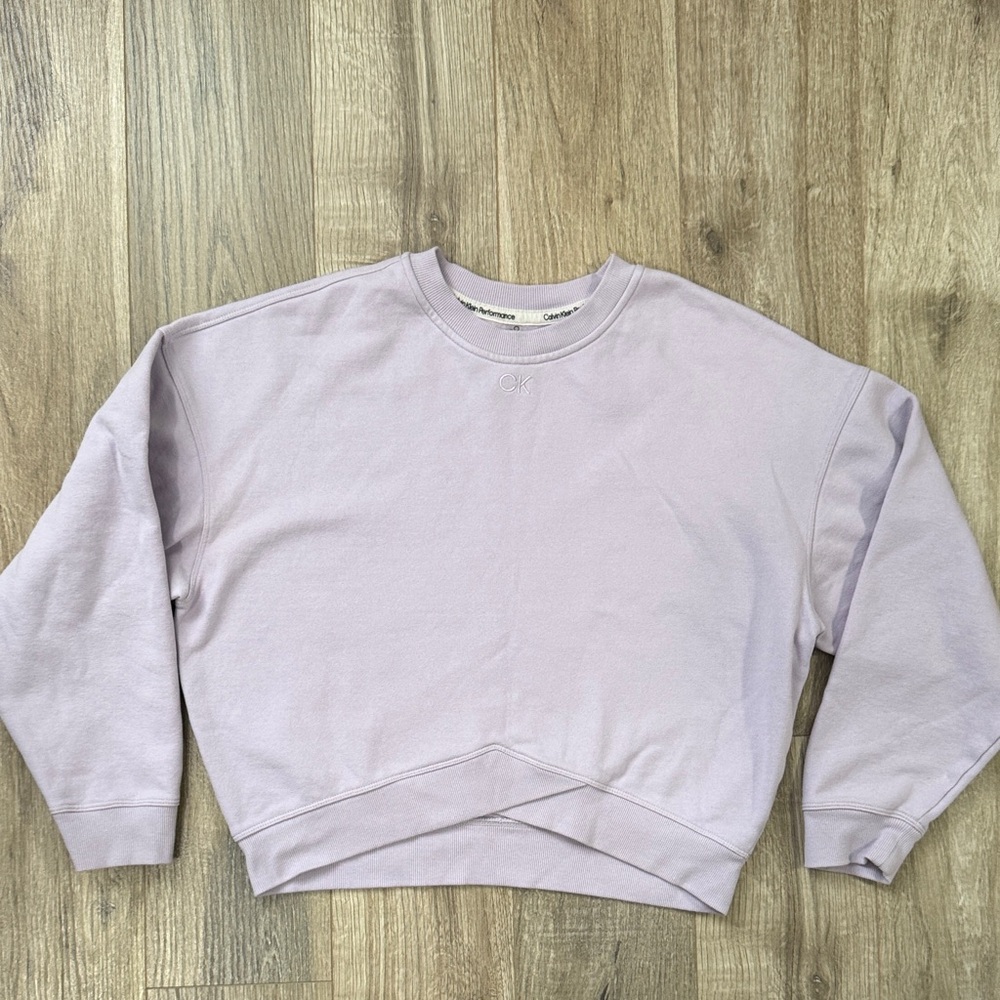 Calvin Klein Performance Women’s Light Purple Crewneck Size M
